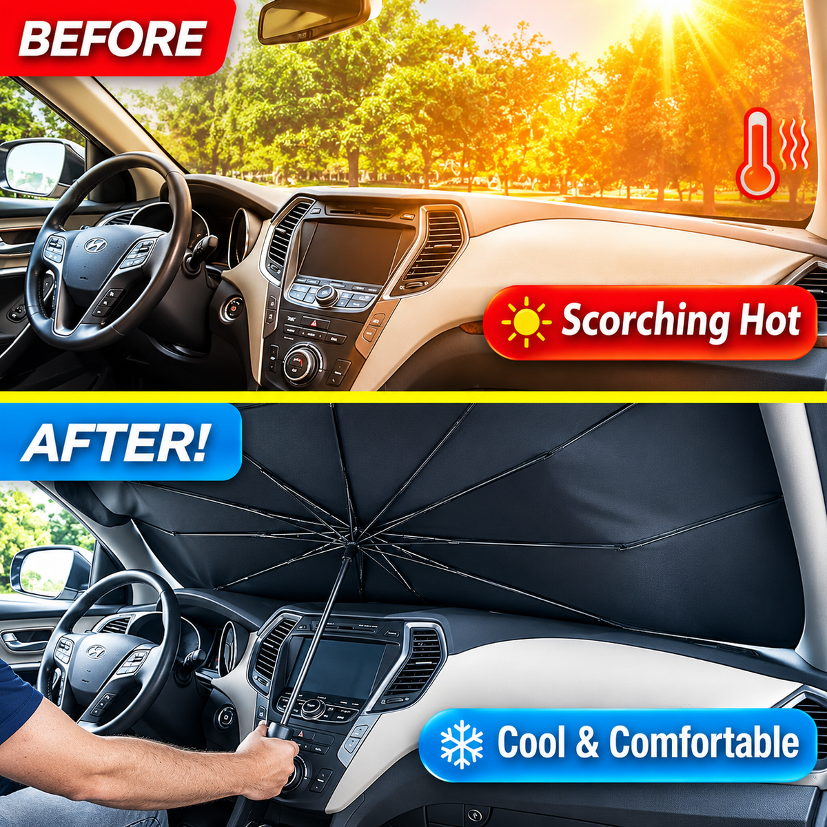 Car Windshield Sun Shade