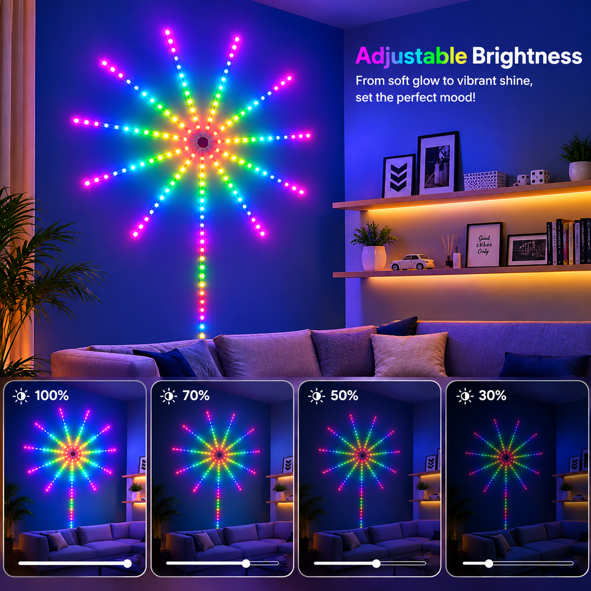 Smart Firework LED Lights