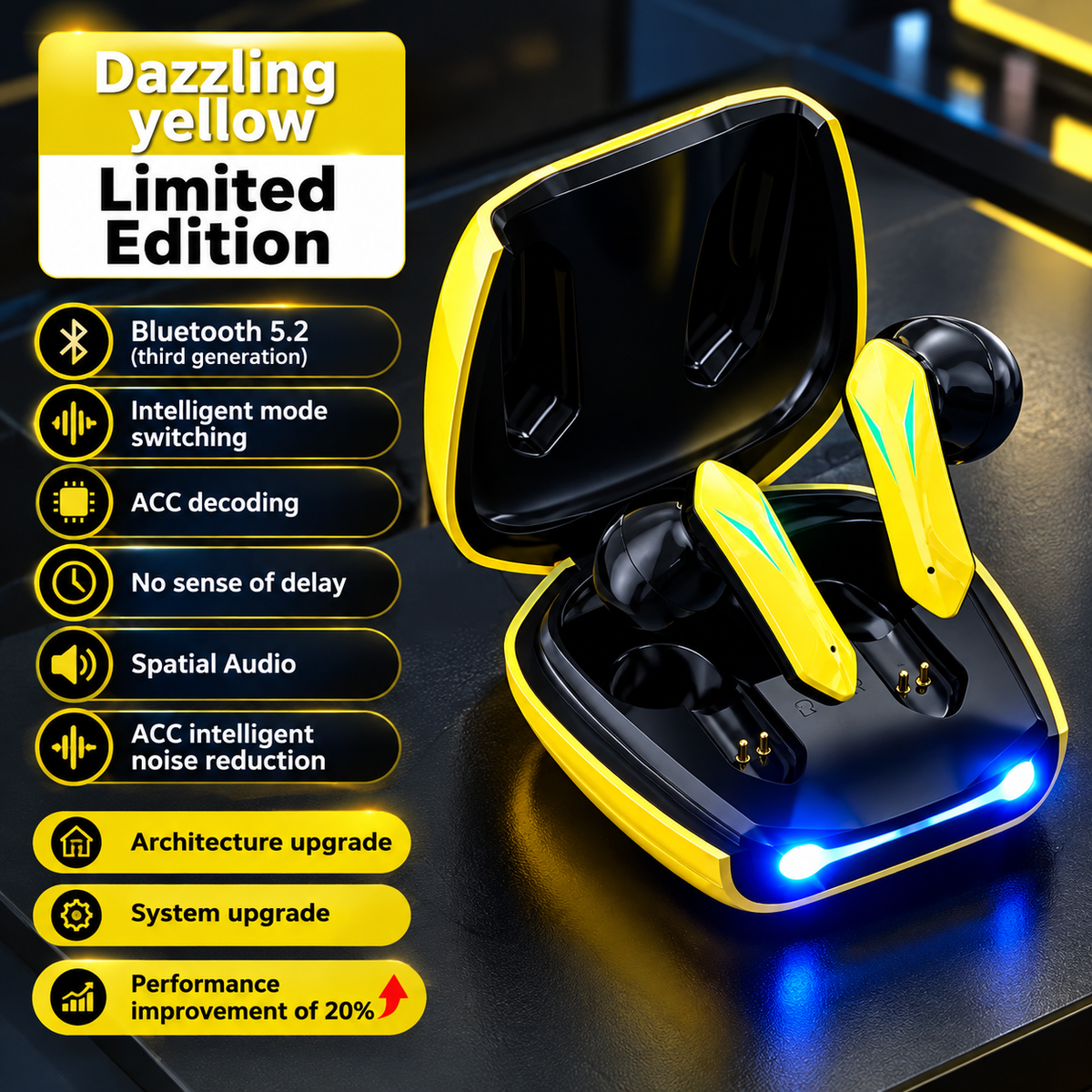 Wireless Earbuds Gaming Earphone