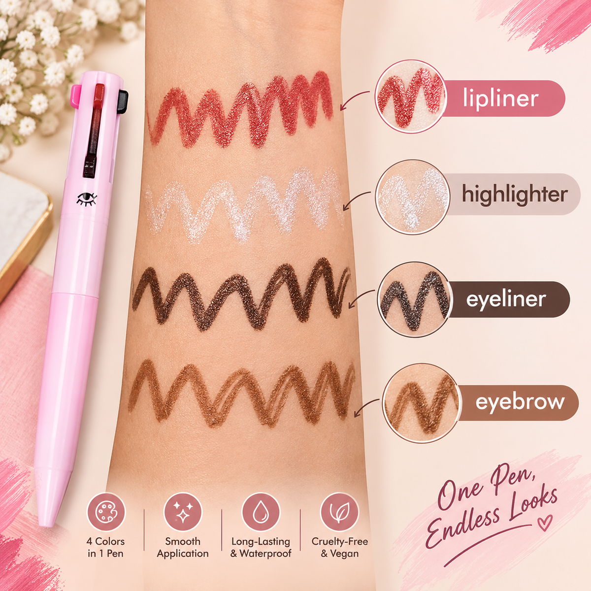 4-in-1 Makeup Pen
